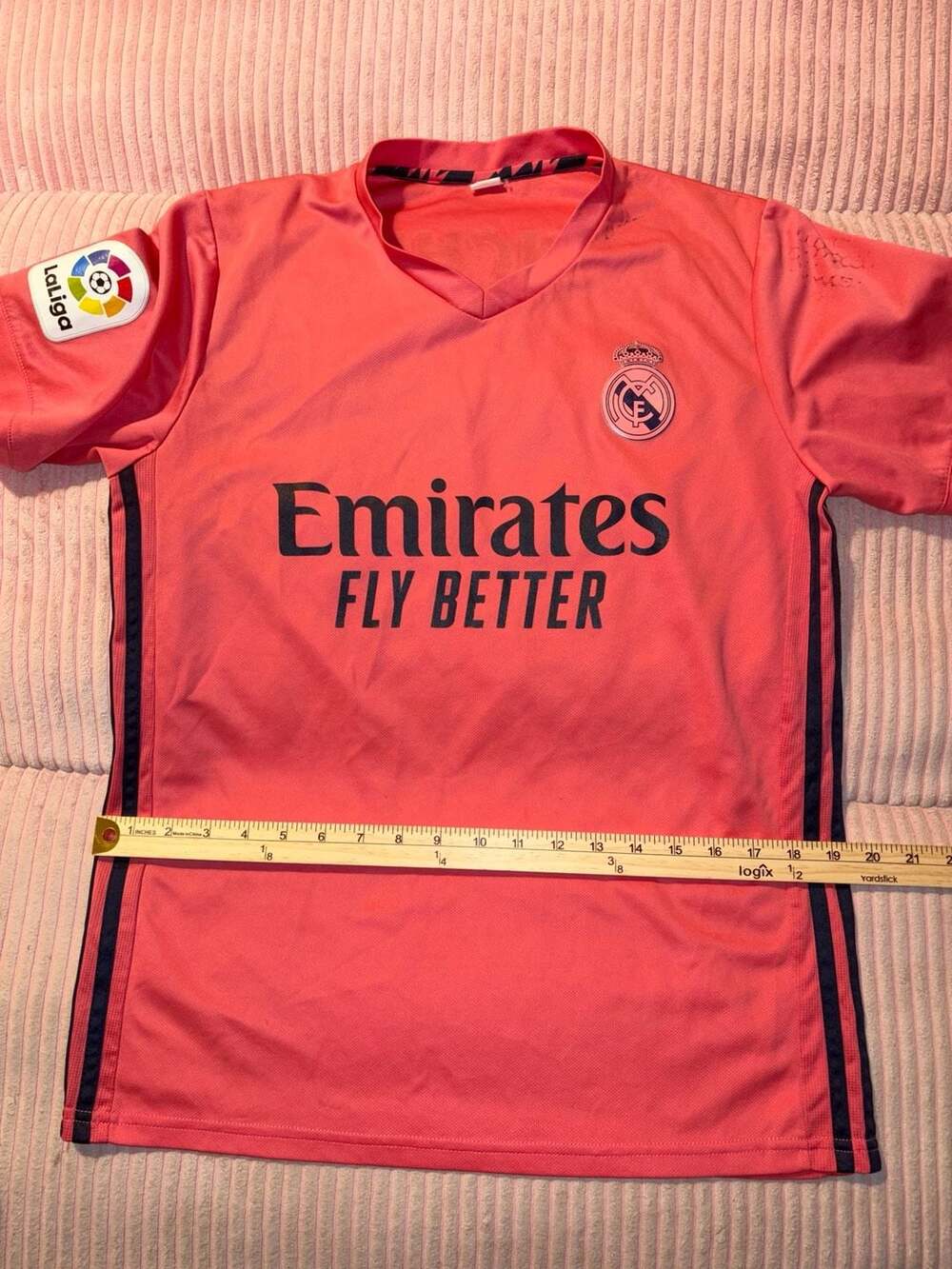 Real Madrid 2020/21 Away Pink Soccer Jersey Custom Name & Number Panchito 29